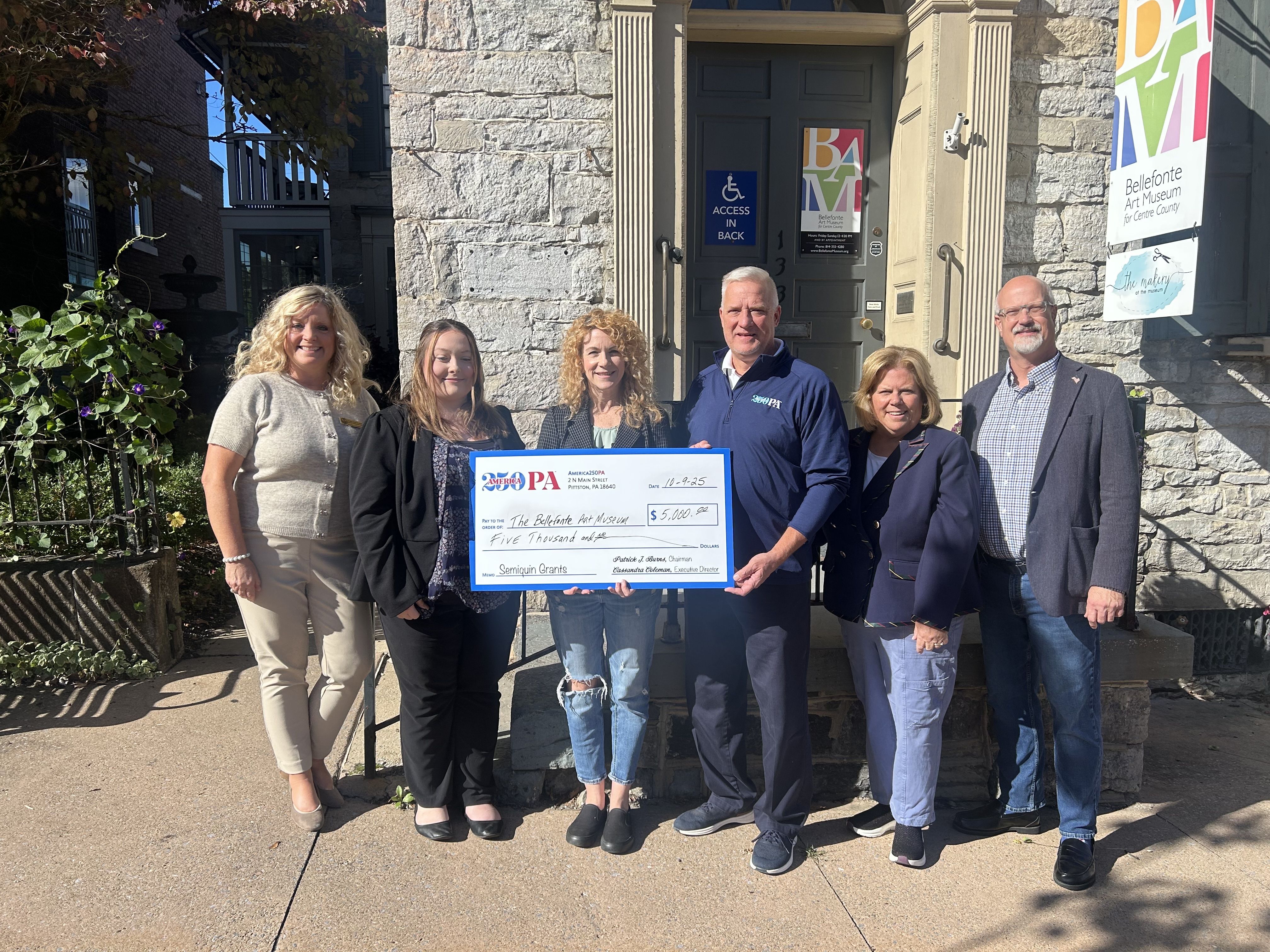 America250 Pa Grant Award