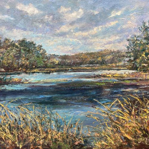 Susanng Black Moshannon November Day Oil 16 X 20 Plein Air 1800 00 1 2 Jpg